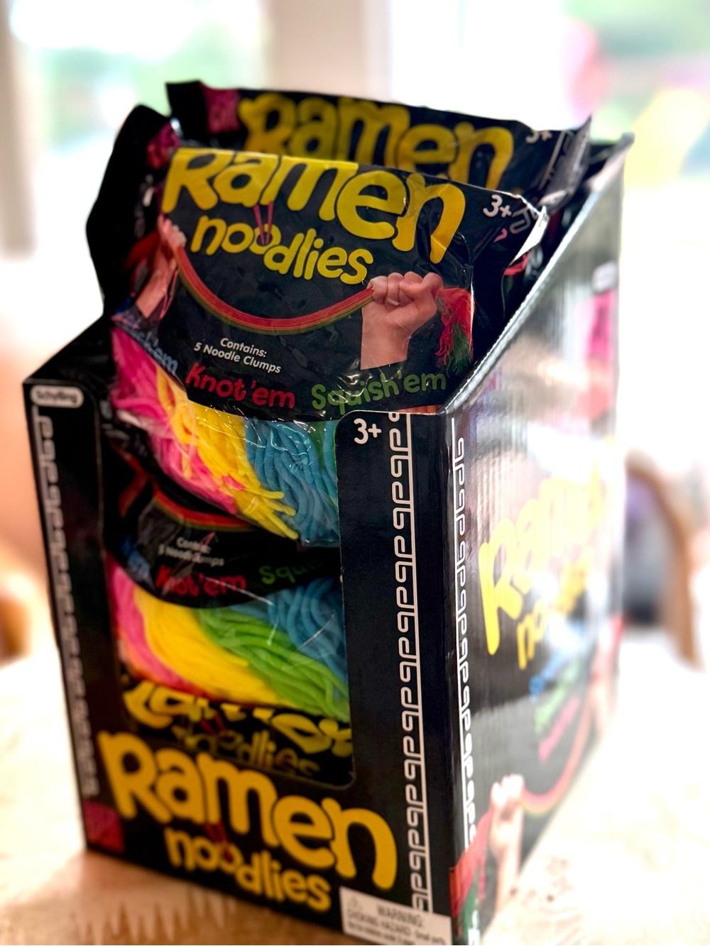 NeeDoh Ramen Noodles Display Box w/ 12 Sealed Packs Schylling Viral - Picture 7 of 10
